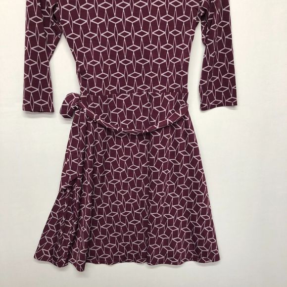 41 Hawthorn Women 3/4 Sleeve Wrap Dress Size Small Polyester Blend B237 -26 - Picture 12 of 13